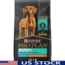 Large Breed Puppy Food Chicken Rice High Protein Glucosamine DHA Omega 6 New