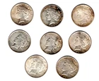 8 BARBER SILVER DOLLARS