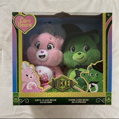 Care Bears x Wicked 2-Pack Glinda Elphaba Bear Limited Edition NEW