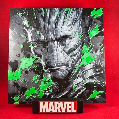 Mystic Tree Creature Inspired 3D Wall Art 8x8 Unique Decor PieceUnique 