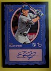 2024 Topps Brooklyn Collection - Autographs Evan Carter #AC-EC Black /75 (RC)