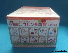 New Shrink Wrapped 2005 Re-ment Natalie’s French Shop Full Set of 10 New Sealed