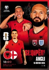 ALBANIA v ENGLAND 16 November 2025 Q WC-2026 OFFICIAL 24 pages A4