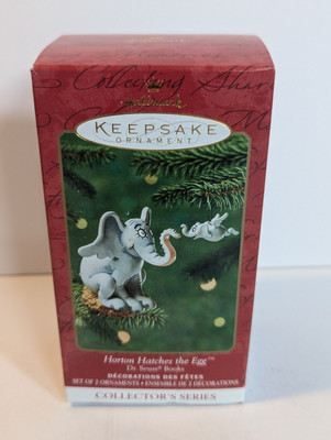 Hallmark Keepsake Dr. Seuss #3 Set of 2 Horton Hatches the Egg 2001