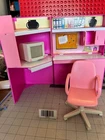Barbie Doll Office Playset w/Desk Computer Chair & Accessories vtg 30004