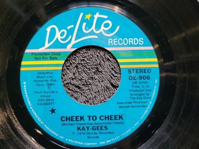 KAY GEES CHEEK TO CHEEK PROMO DE-LITE TANGO HUSTLE DE-906 KAY-GEES