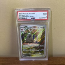 Pokémon TCG Mabosstiff Scarlet & Violet Holo Illustration Rare 218/198 PSA 9 on eBay