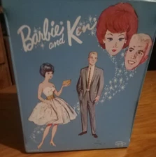 Vintage Barbie  Ken Doll Carrying Case Divided Trunk 1965
