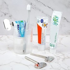 5 Pack Stainless Steel Tube Squeezer Toothpaste Squeezer Keys Dispenser Roller5D
