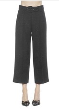 Alexia Admor Caden Tweed Belted Wide Leg Pant...