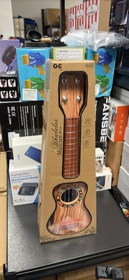 Classical Soprano Ukulele Natural Finish 4 Strings Wood Brown Right Handed
