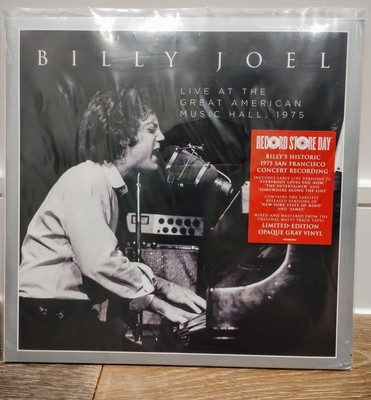 Billy Joel RSD Hype Sticker Live At The Great American Music Hall LP Mint Sealed
