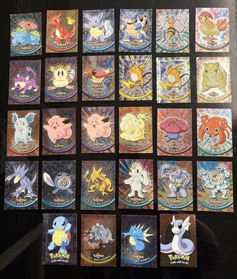 28x Pokemon Topps Holo Karten Konvolut - Vintage Serie 1 & 2 - Blastoise Raichu +