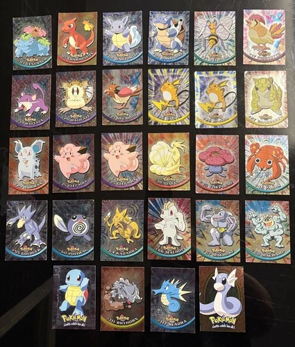 28x Pokemon Topps Holo Cards Bundle – Vintage Series 1 & 2 – Blastoise Raichu +