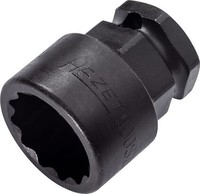 "Hazet Kraft-SteckschlÜSseleinsatz - 1/2\", Sechskant 24Mm/ZwÖLfkant 22Mm"
