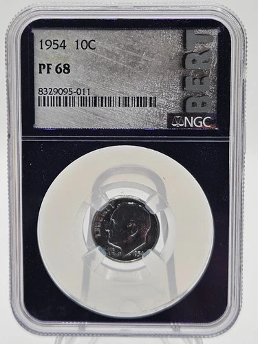1954-P Roosevelt Dime Proof — photo from the most recent tracked eBay sale