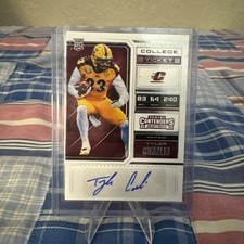 2018 Panini Contenders Draft Picks - College Ticket Tyler Conklin #289 (AU, RC)