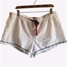 Jcrew End On End Cotton Pajama Shorts Size XL Loungewear sleepwear comfy