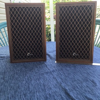 Sansui SP-10 Pair 2-Way Speakers 6.5'' + Tweeter 8Ω 15W Wood Lattice