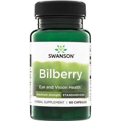 Swanson Bilberry - Maximum Strength 250 mg 60 Capsules