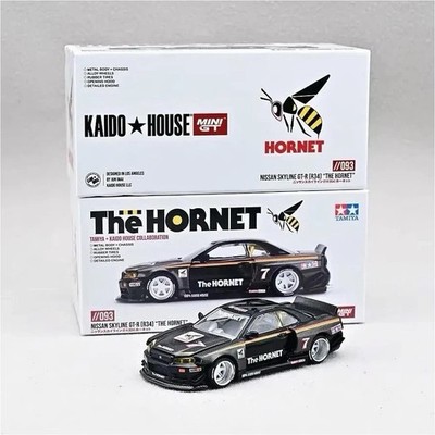Kaido House x Mini GT 1:64 Tamiya Nissan Skyline GT-R (R34) THE HORNET KHMG093
