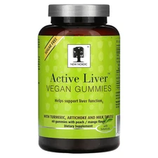 Active Liver™ Vegan Gummies, Peach and Mango, 60 Gummies