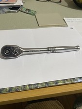 Rare Original 3/8” Halfords Advanced Ratchet. 72 Teeth Chrome, used working.