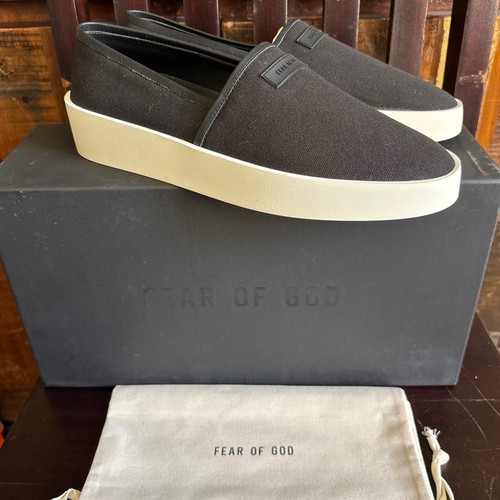 Fear of God Seventh Collection Canvas Espadrilles in Black Size 42 (9US)