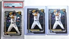 2024 Bowman Chrome Draft KONNOR GRIFFIN 3 Card Lot - Paper PSA 9 and 2 Chrome