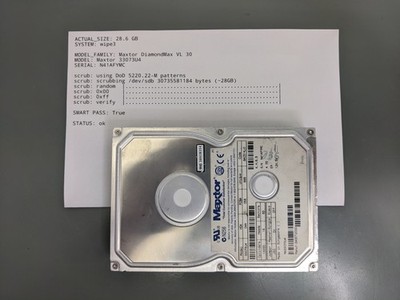 Maxtor 33073U4 31GB IDE Hard Drive ~ Fully Tested