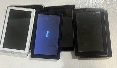 Lot Of 7 As Is Assorted 10  Tablets Asus Lenovo kocaso Android Tablets