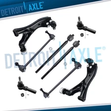 Front Lower Control Arms Tierods for 2005 - 2007 Chevy Equinox Pontiac Torrent