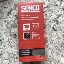 Senco 18-Gauge Galvanized Brad Nail 1-1/4” 5000 AX15EAA