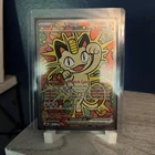 Meowth ex 121/088 ENGLISH Special Illustration Rare - Perfect Order SIR Pokemon