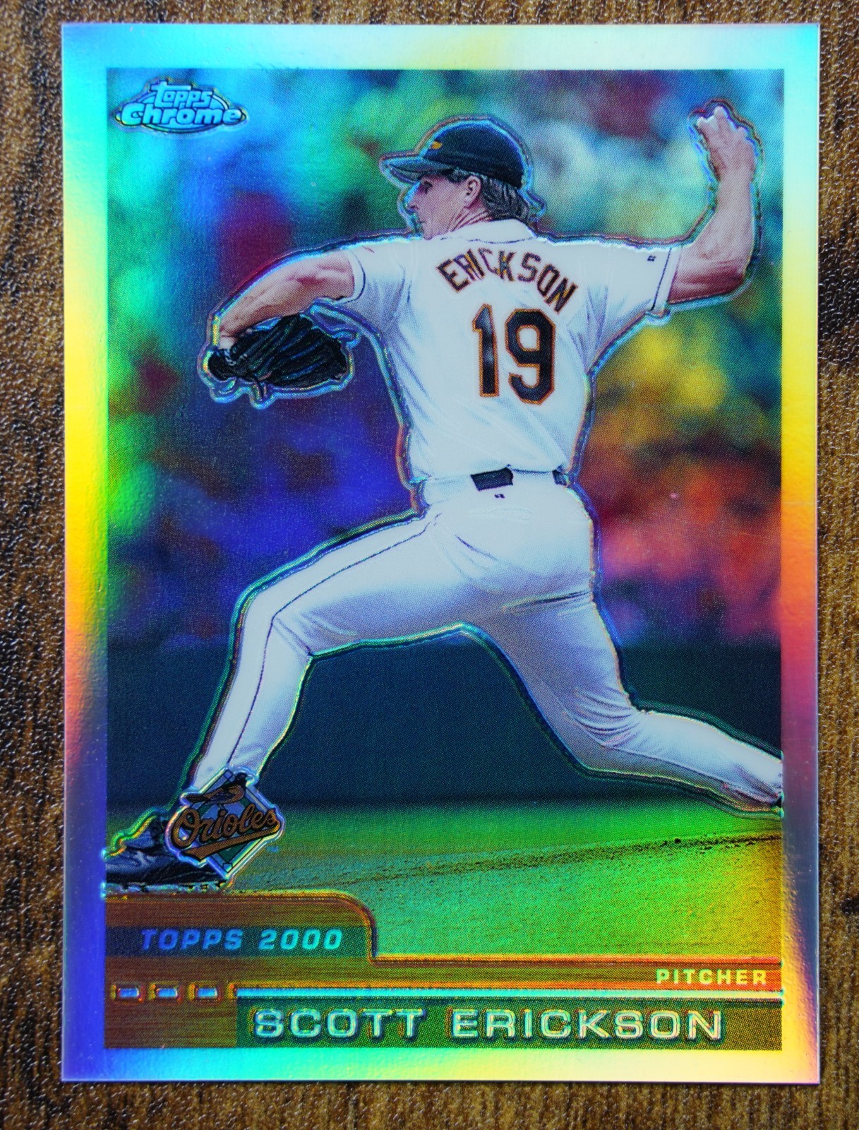 2000 Topps Chrome - Scott Erickson #416 Refractor