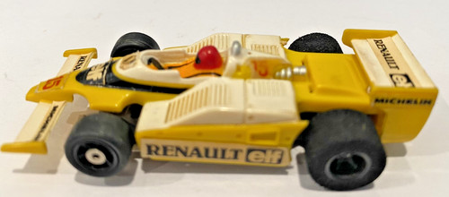 Vintage Aurora AFX Renault Elf F1 HO Scale Slot Car #1788 G+ INTACT WING