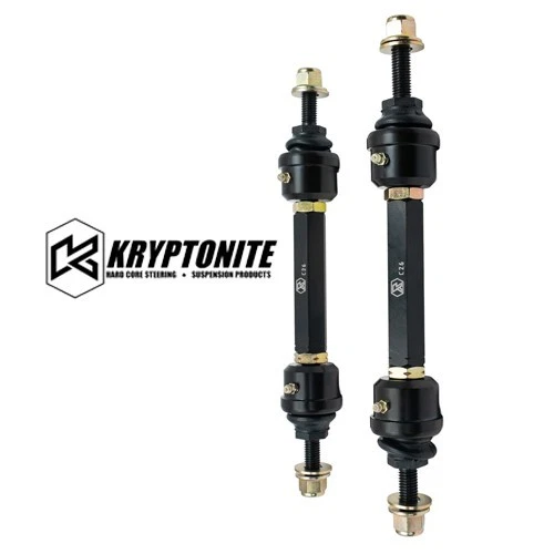 Kryptonite Front Sway Bar End Links 2-4" Lift 11-26 Ford F250/350 Super Duty 4WD
