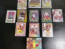 Jayden Daniels RC,Gold Ice RC, Deebo Samuel Dual Patch Commanders NFL card Lot