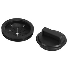 Garbage Disposal Splash Guard Rubber Sink Stopper Black