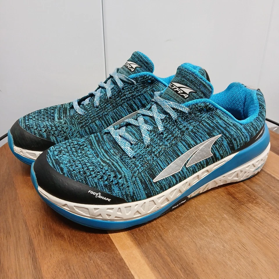 Tenis/gimnasio para correr Altra para dama 9,5 Paradigm 4,0 azul plateado AFW1848G-4 Foto 2 de 4