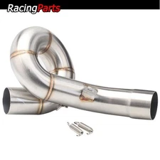 Mid Pipe For Kawasaki Ninja ZX6R ZX636 2009-2023 Exhaust Connection Link Tips