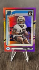 2024 Panini Donruss - Rated Rookie Bub Means #362 Optic Preview Pink Prizm (RC)