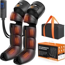 Leg Massager with Heat and Compression - Foot Calf Thigh Massage for Circulation