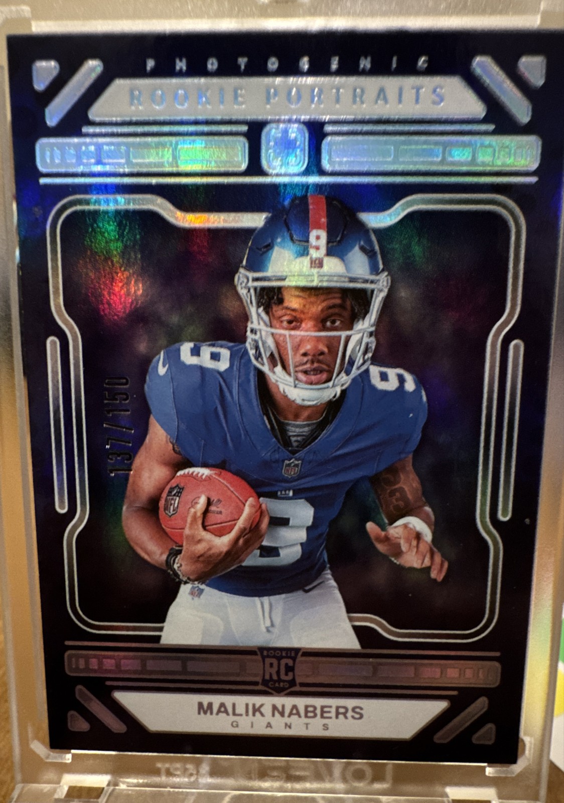 2024 Panini Photogenic - Rookie Portrait Malik Nabers #198 Silver /150 (RC)