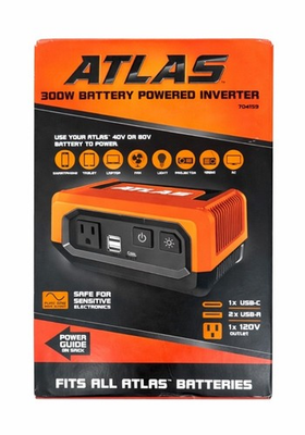 #ad 40V 80V 300w Battery Powered Power Inverter Pure Sine Wave Inverter 70499 NEW $59.99