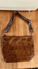 Vegan Leather Brown Boho Crossbody new without tags