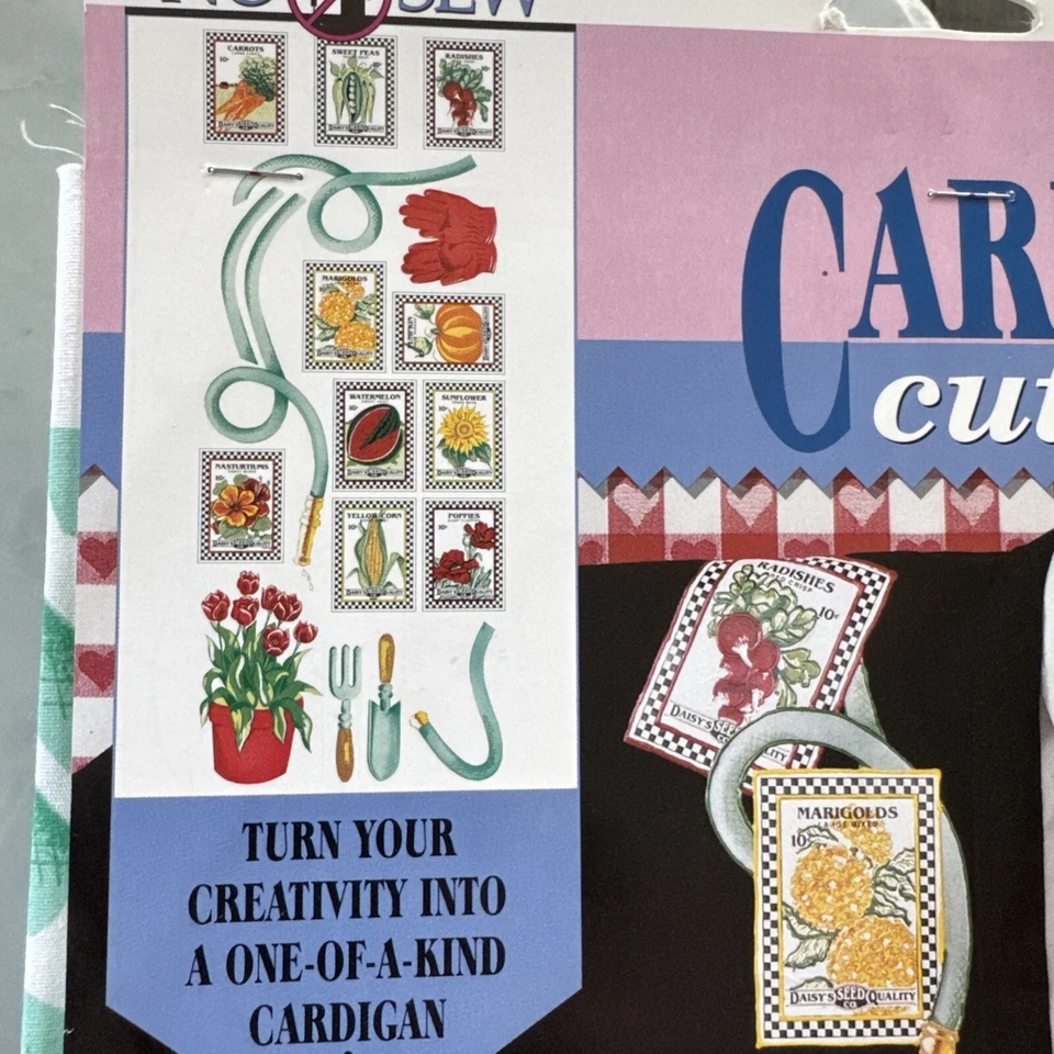 Lote de 5 Kits de Apliques para Planchar Country Bunny Garden - Transferencias sin Coser Foto 3 de 4