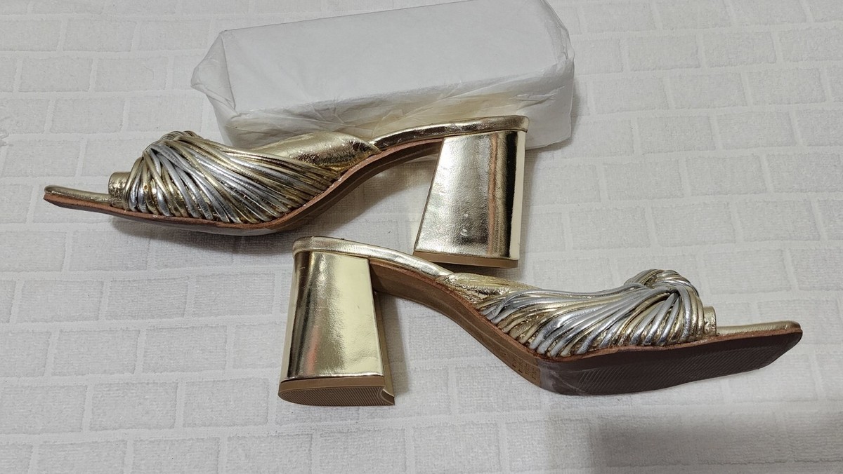 JEFFREY CAMPBELL Melonger Women's Size 10 Gold Sandals