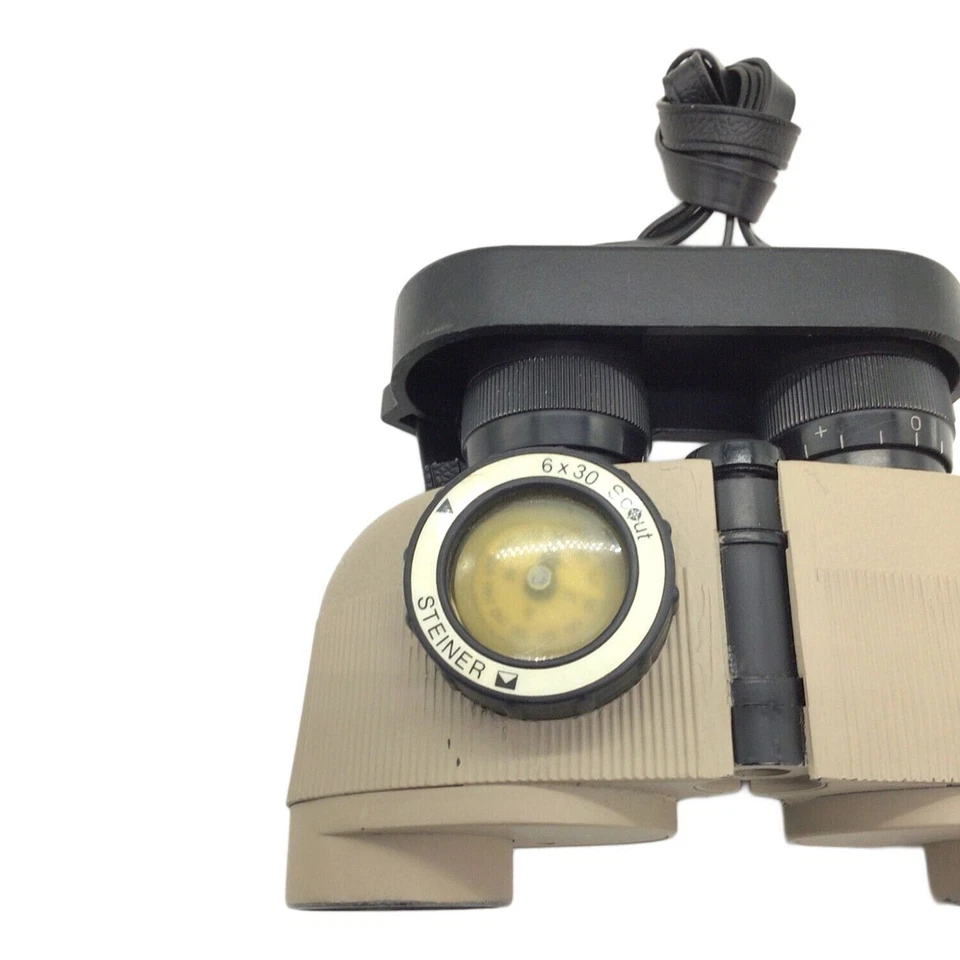 STEINER Binoculars SCOUT 6x30 Khaki with Mini Scale Storage Case and Compass,b8 - Image 3 of 4