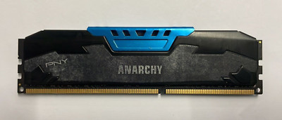 PNY ANARCHY Blue 8GB PC3-12800u DDR3-16000Mhz XMP Gaming PC Arbeitsspeicher RAM 9-9-9-27